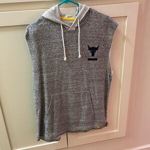 Under Armour Gray Sleeveless Hoodie
